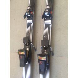 Men's Kastle TCX 04 Ski's with bearings, Ski Poles & Men Nordica Ski Boots-Size8.