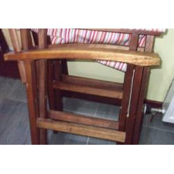 two folding wood directors chairs canvas chairs