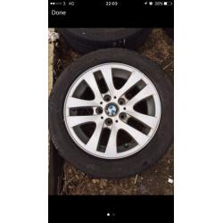 Bmw wheels and new bolt kit to fit a vivaro . Trafic . Primastar