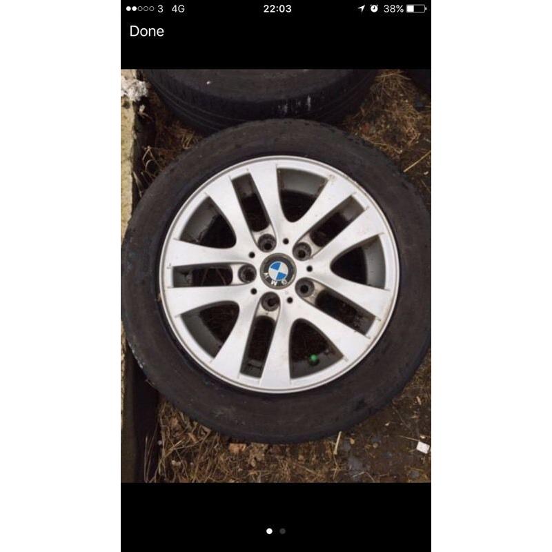 Bmw wheels and new bolt kit to fit a vivaro . Trafic . Primastar
