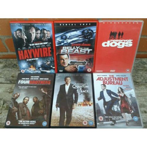 Collection of 33 mixed dvds
