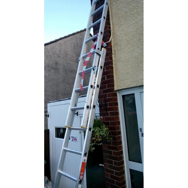 Brand new aluminium ladders