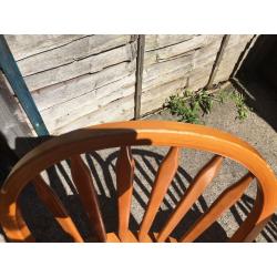 Solid wood table and chairs