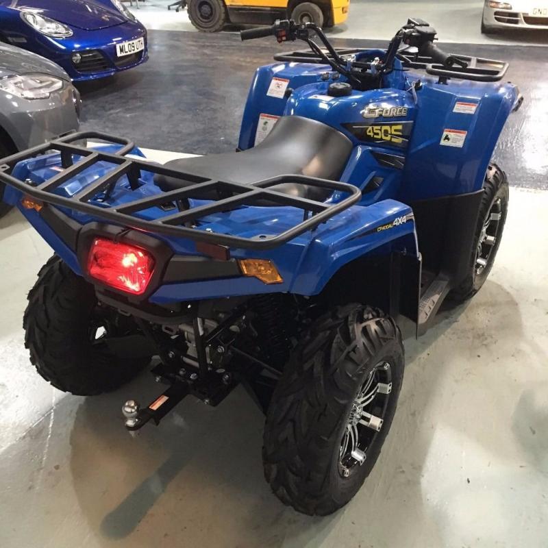 New ROAD LEGAL QUAD BIKE - QUADZILLA 450S - Blue - 12 Months Warranty