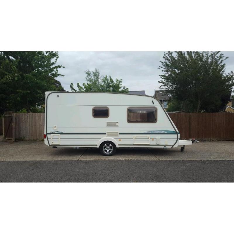 Stunning 2003 abbey 215 GTS 2 berth caravan with rear bathroom and all accessories included in sale