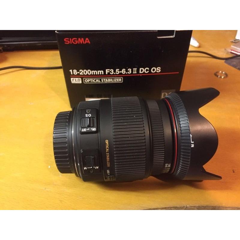 Sigma 18-200 canon fit lens