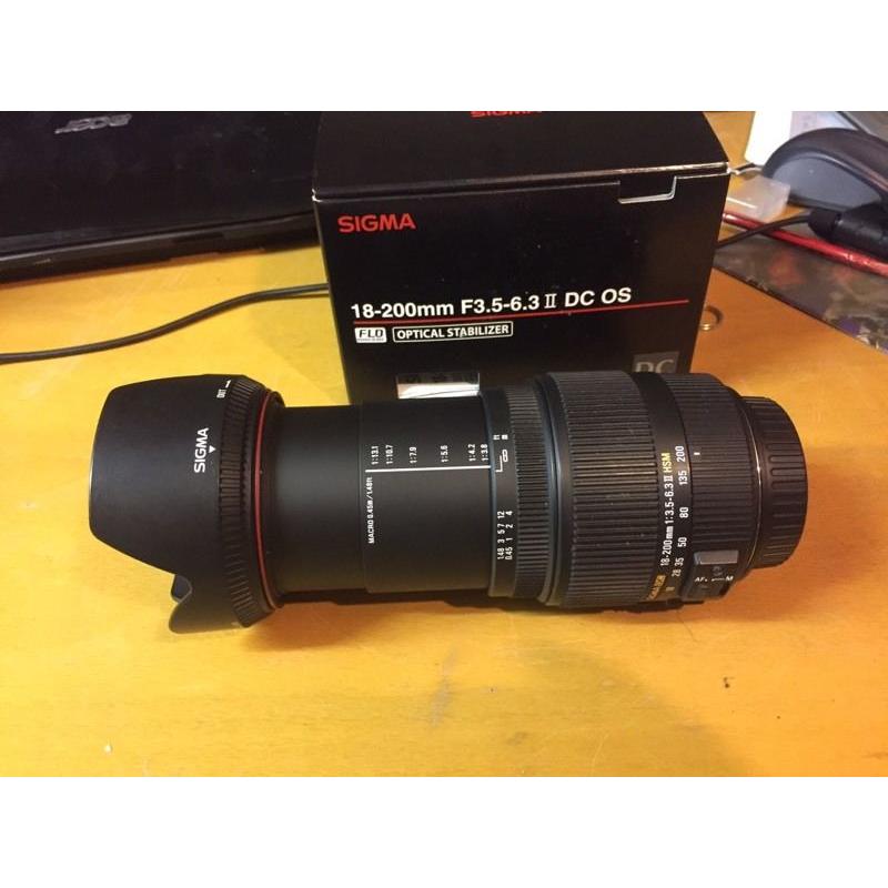 Sigma 18-200 canon fit lens