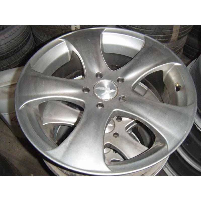 CHEAP ALLOY WHEELS FORD 5 STUD AND NISSAN SKYLINE MAZDA ALLOYS BOTH 18 INCH