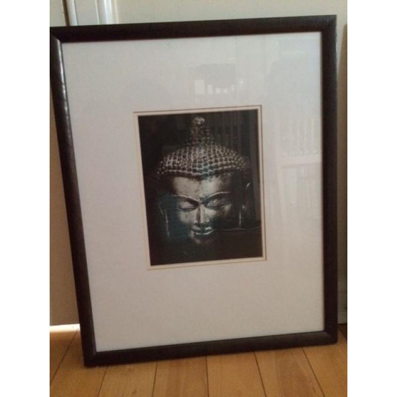 2 Double Mounted Buddha Prints