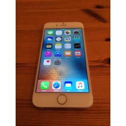 White/gold iPhone 6 (unlocked, free delivery, more phones available)