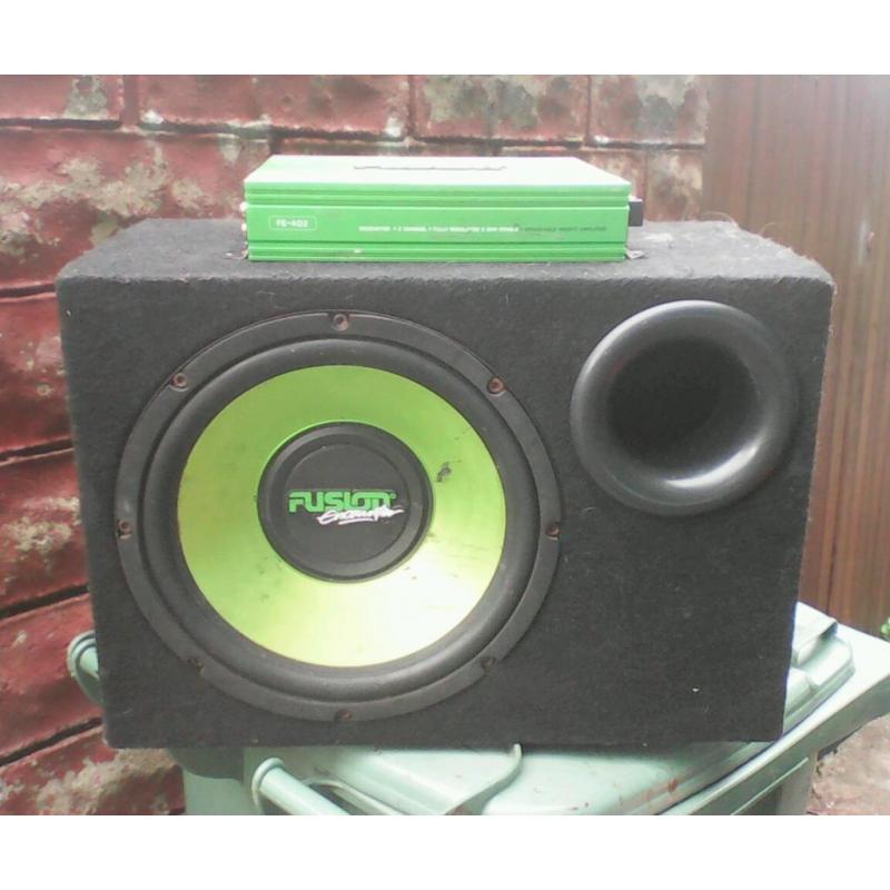 Fusion sub and amp