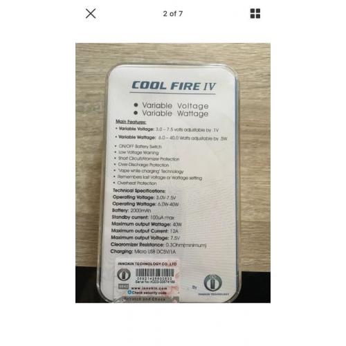 COOL FIRE IV Kit Black as New