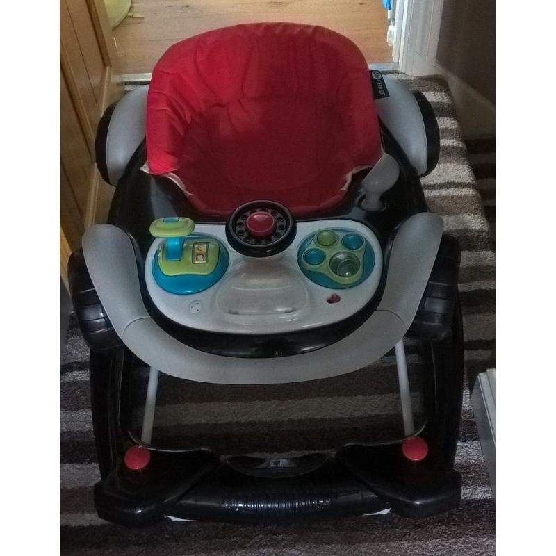 Boys racing car walker