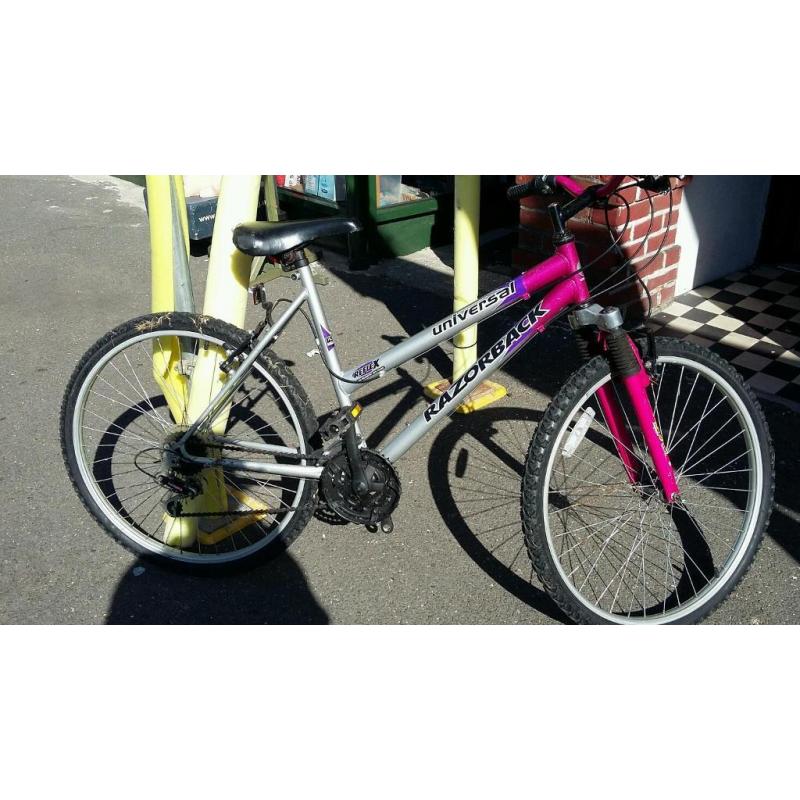 Ladies Bike 18 speed large 5ft 6 and taller