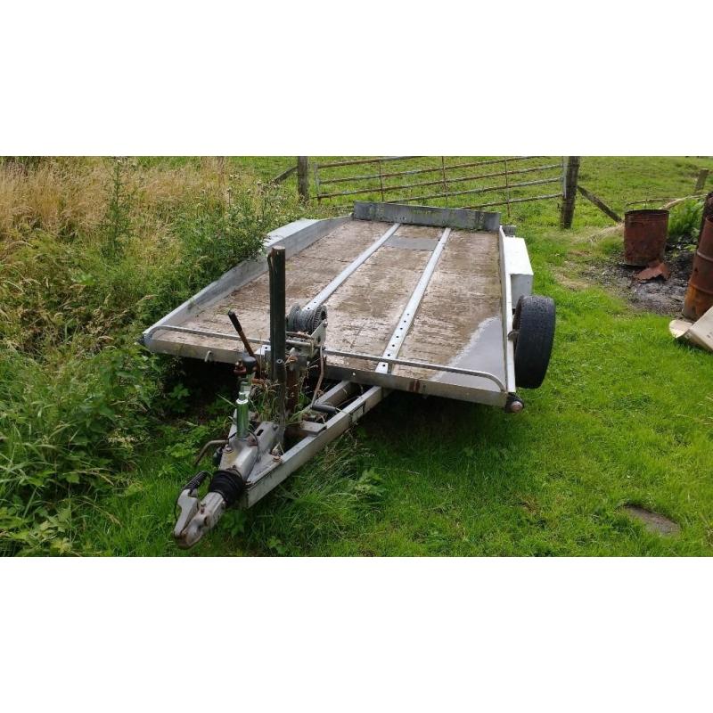 Bateson transporter recovery trailer tilt bed