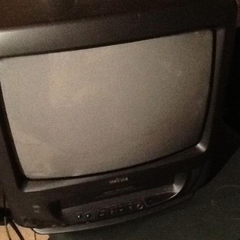Bulky tv with video