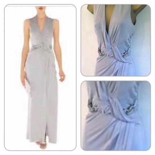 Karen Millen Silver Maxi Dress