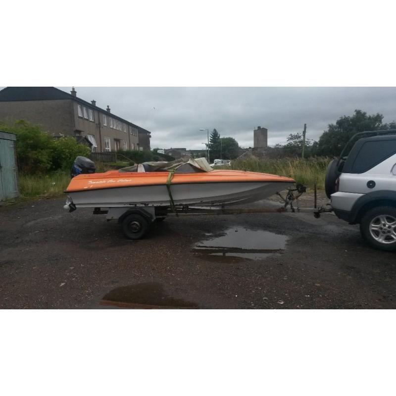 Speedboat for sale.