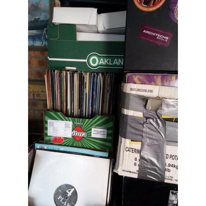 Quick sale, must go today, 1600x vinyl dj records, all top titles, trance, dance, oldskool
