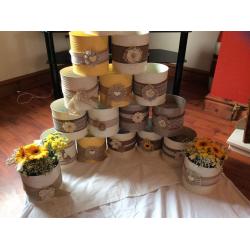 Wedding flower centre pieces