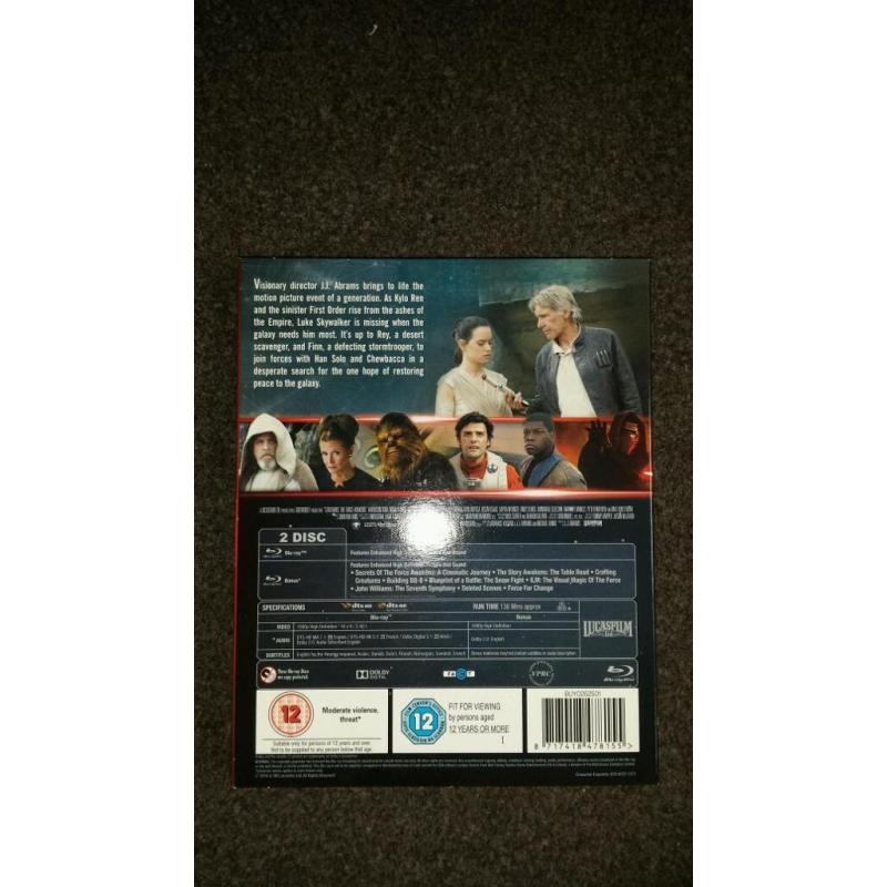 Star Wars The Force Awakens BluRay