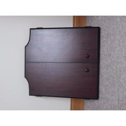 Winmau Dart Board in wooden Cabinet complete with two sets of darts.