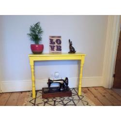Yellow Side Table