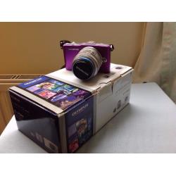 Olympus PEN E-PM1 Digital Camera - Purple (Kit w/ 14-42mm Lens)