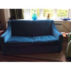 Som' Toile Sofa bed Excellent condition. 1 year old