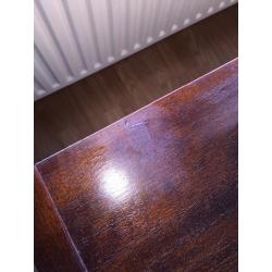 Stag dressing table and matching stool