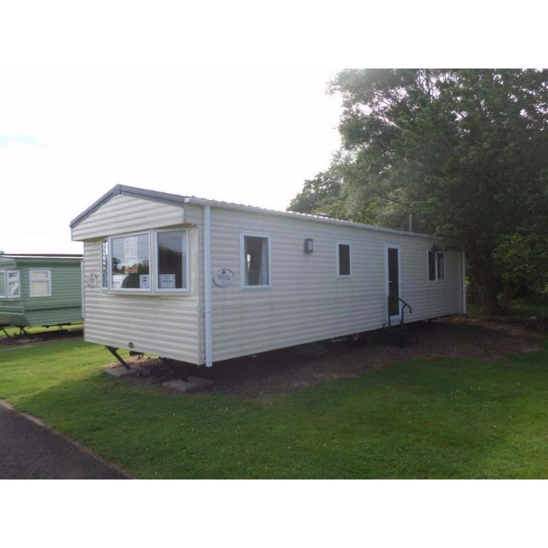 2010 ABI Platinum Vista static carava n for sale at Chesterfield Country Park in Berwickshire