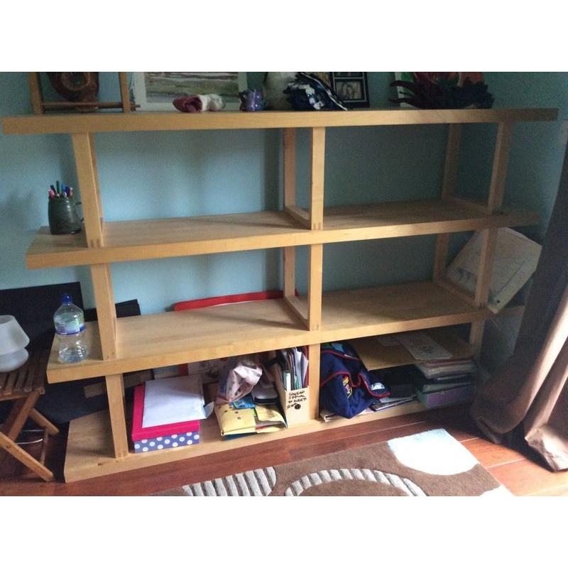 Norebbo birch shelving unit