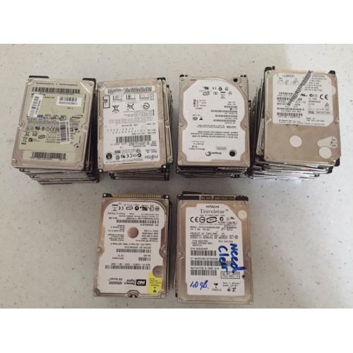 Joblot of 43 IDE&SATA Laptop hard drives