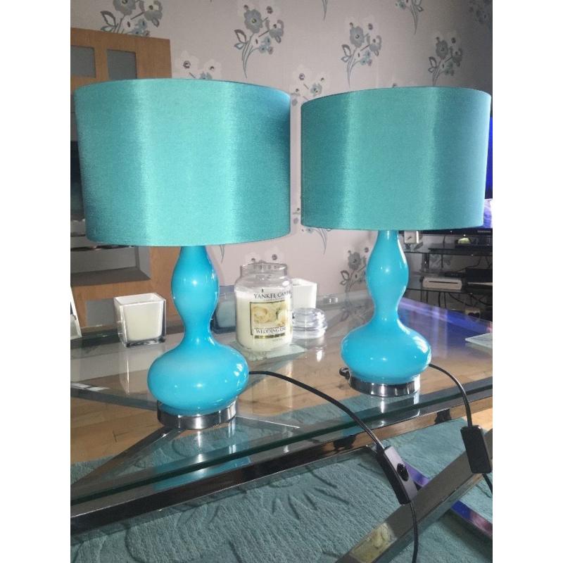 Next blue table lamps