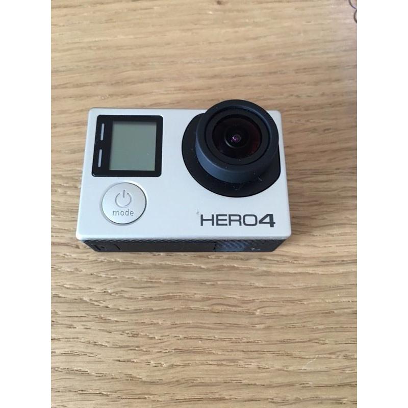 GoPro hero4 silver edition, 4 months old