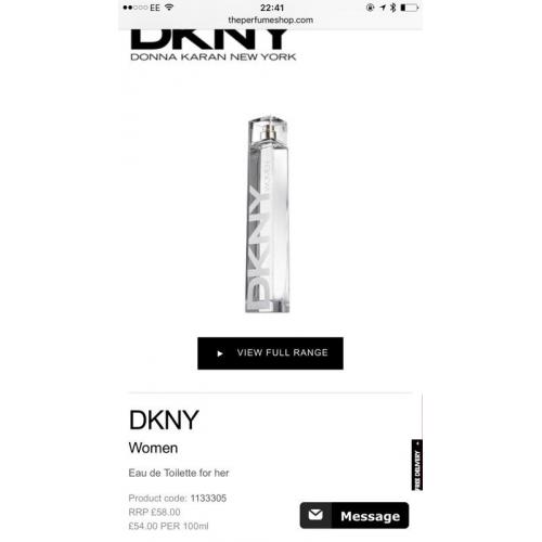 DKNY Perfume 100ml