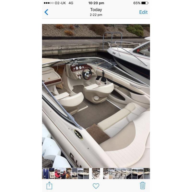 2006 Glastron MX185 Bow Rider complete with Twin Axle Braked Trailor