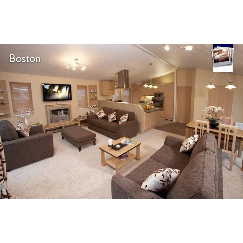 (STATIC CARAVAN)LUXURY WILLERBY LODGE FOR SALE NORTH WALES- LARGE DECKING INCLUDED WITH LAKE VIEWS