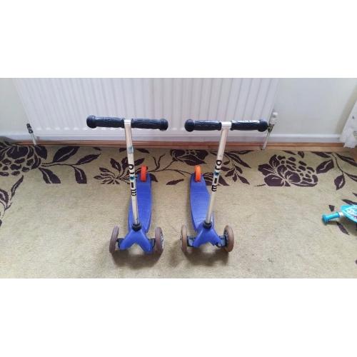 Mini micro scooters x2 15.00 for both