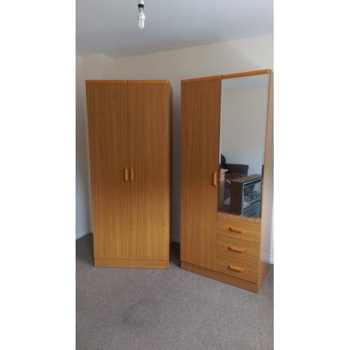 2 matching wardrobes