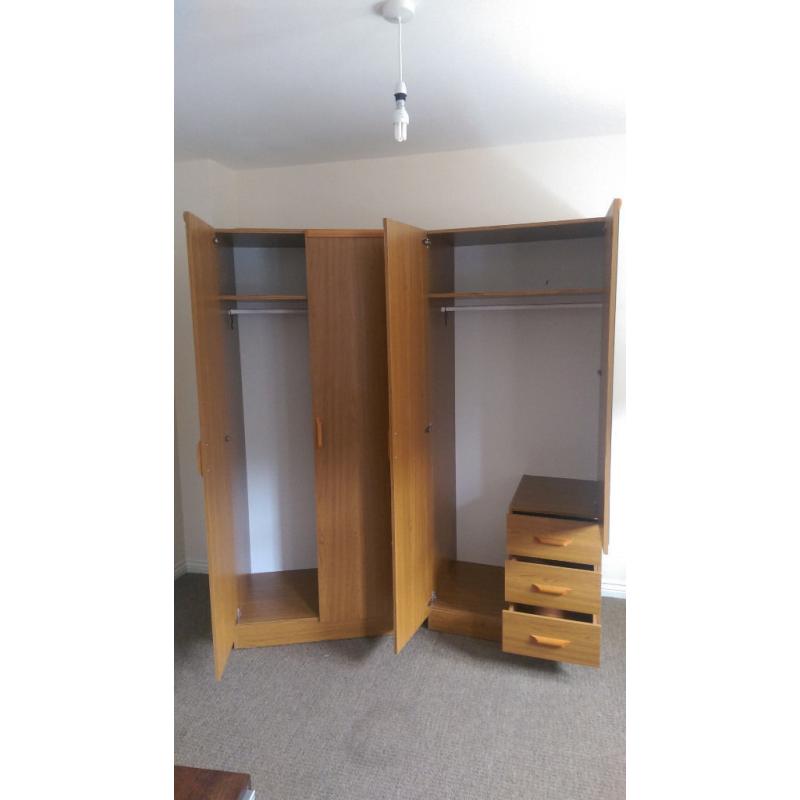 2 matching wardrobes