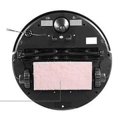 Red Robot vacuum cleaner with remote control
