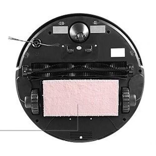 Red Robot vacuum cleaner with remote control