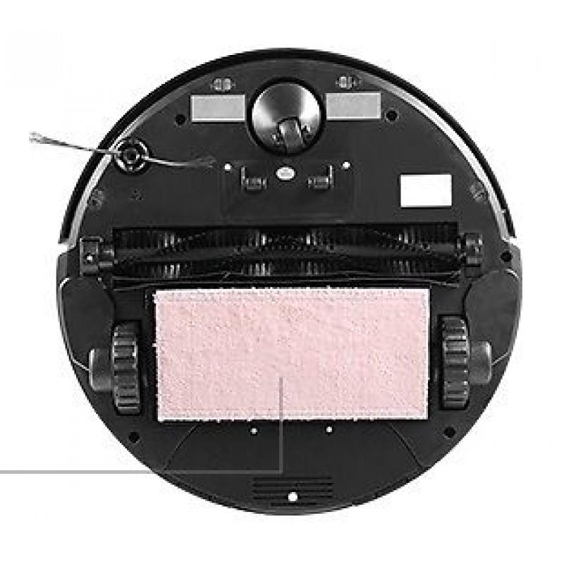 Red Robot vacuum cleaner with remote control