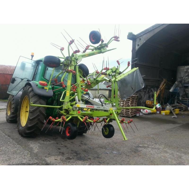 Claas volto 6 rotor tedder 2011