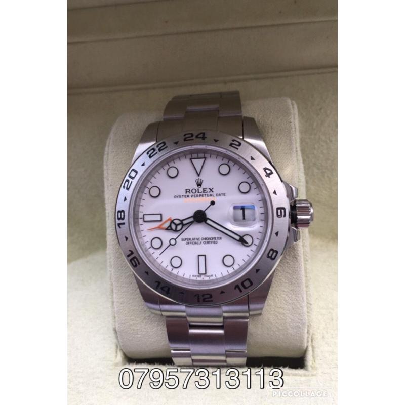 Rolex explorer 2 Eta Swiss luxury automatic watch 3255 brand new V6 N with box