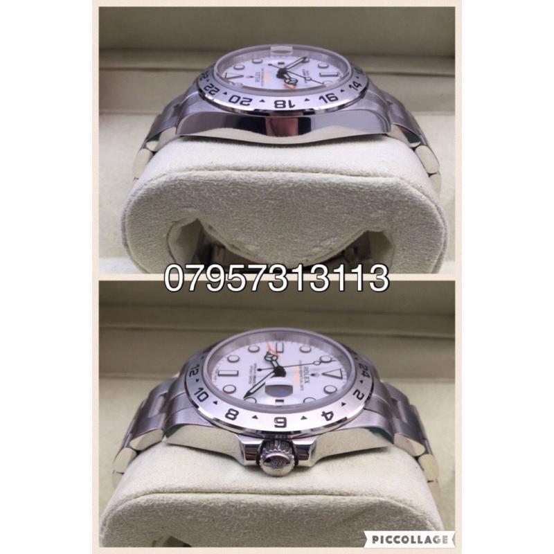 Rolex explorer 2 Eta Swiss luxury automatic watch 3255 brand new V6 N with box