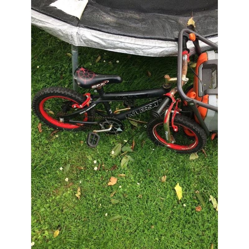 Boys 14 inch bike broken