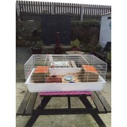 Large indoor cage for small rabbits or Guinea pigs
