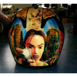 Tomb Raider/Lara Croft Motor Bike Crash Helmet
